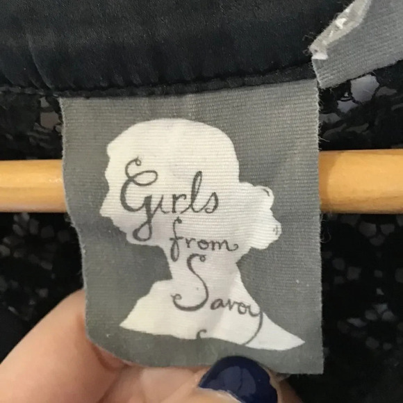 ANTHROPOLOGIE Blouse Sweetheart Neckline Black 2 - Picture 2 of 5